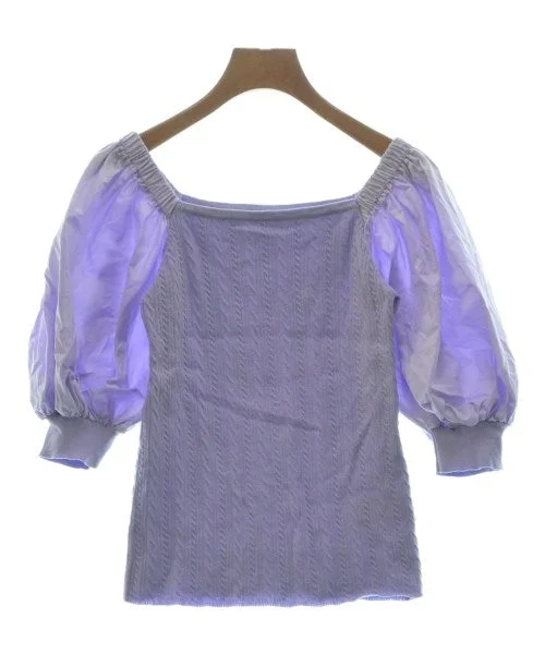 And Couture Sweaters Solid Print Embellished