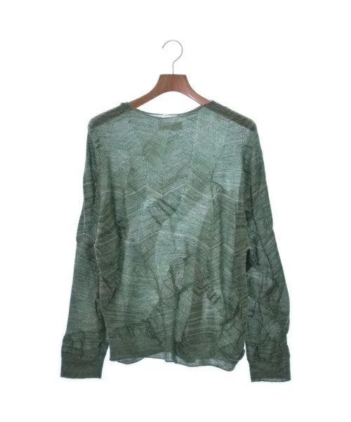 amachi. Sweaters Mesh Sweater Canvas Denim