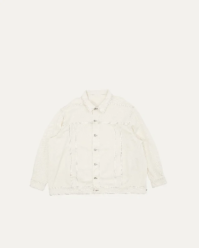 Jumbo Worker Jacket Welt Pockets Slit Pockets Flap Pockets