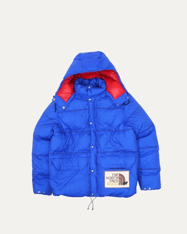 The North Face Padded Jacket A-Line Jacket Boat Neck Shawl Collar