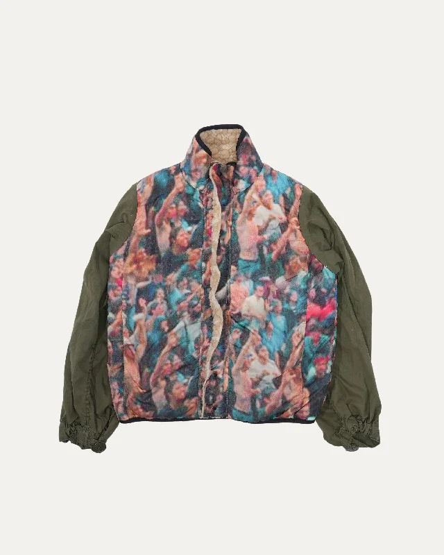 Reversible Shearling Jacket Belted Jacket Elasticated Jacket Padded Jacket