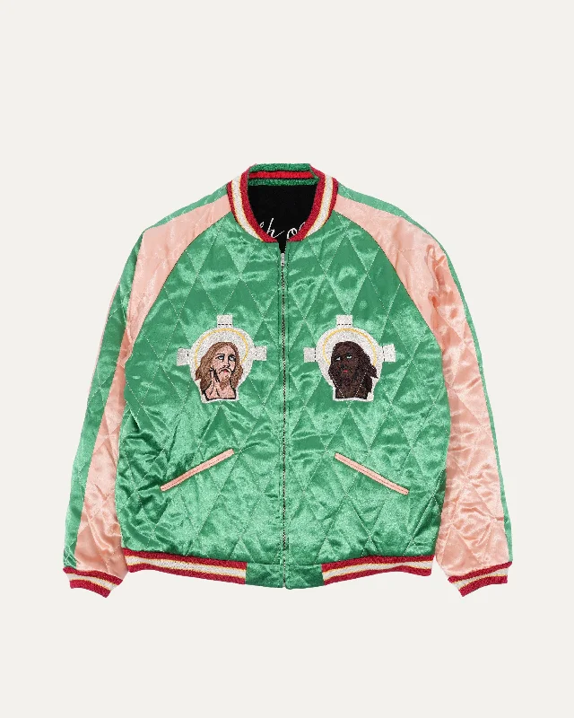 Denim Tears Reversible Sukajyan Jacket Hoodie Zip-Up Jacket Button-Up Jacket