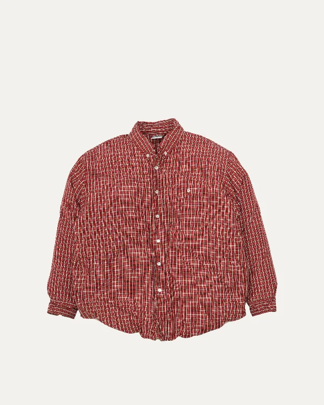 AW18 Oversized Padded Flannel Jacket Jacket Blazer Coat