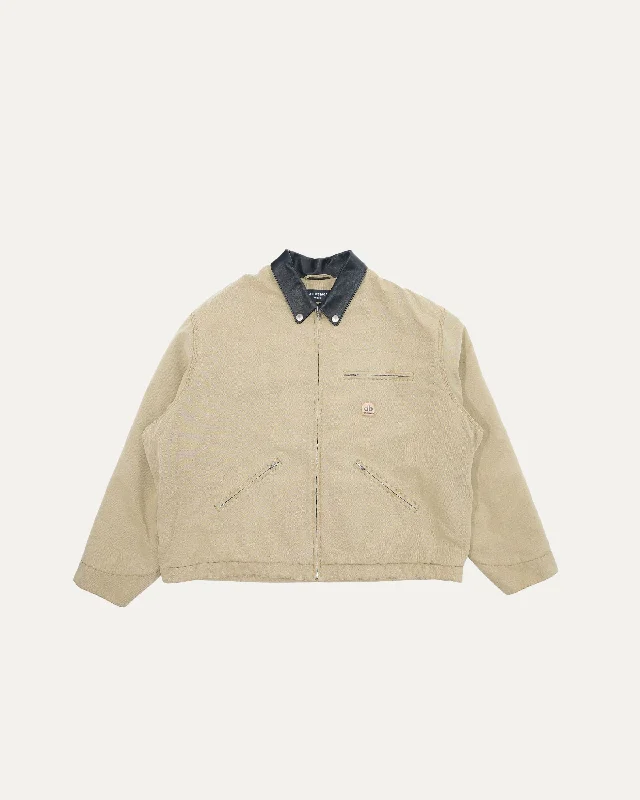 Canvas Zip Up Work Jacket Belted Jacket Elasticated Jacket Padded Jacket