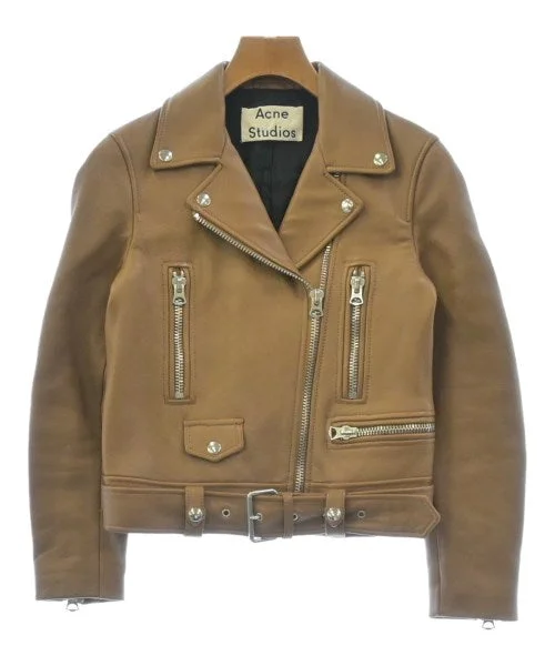 Acne Studios Motercycle Jackets One-Shoulder Jacket Off-the-Shoulder Jacket Asymmetrical Jacket Acne Studios Motercycle Jackets One-Shoulder Jacket Off-the-Shoulder Jacket Asymmetrical Jacket