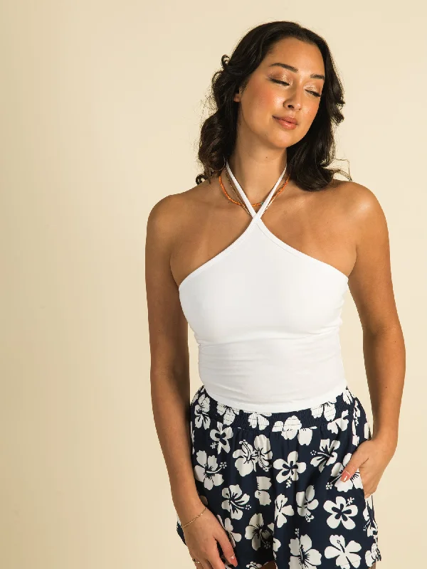 HARLOW SADIE HALTER TANK TOP  - CLEARANCE cherry red tank