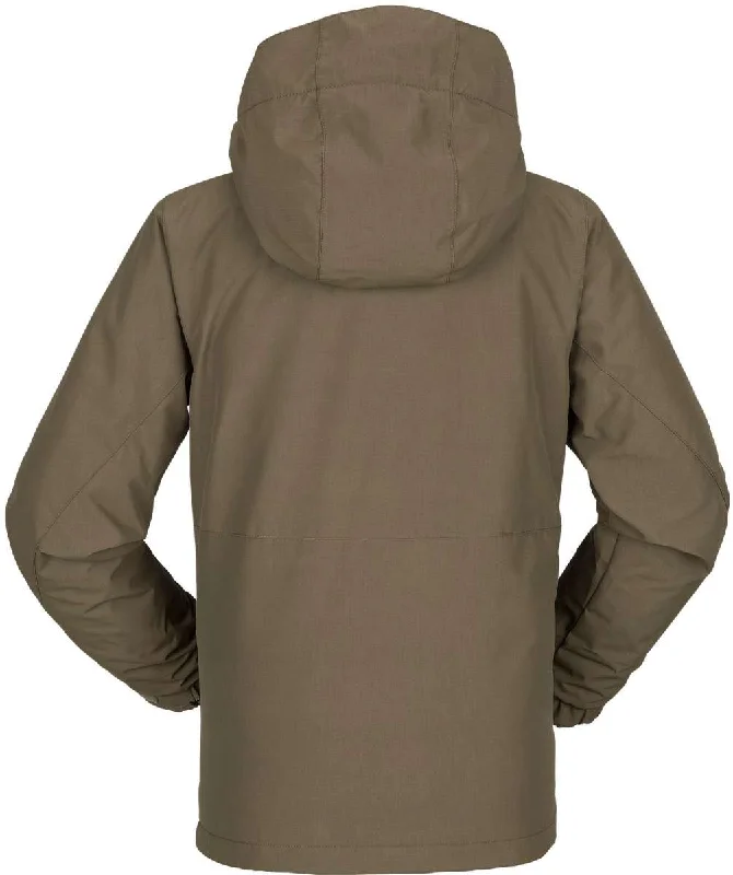 Volcom Juniors' Vernon Insulated Jacket 2023 Faux Fur Fabric Real Fur Fabric Shearling Fabric