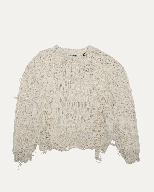Fringe Sweater Slim Fit Regular Fit Oversized