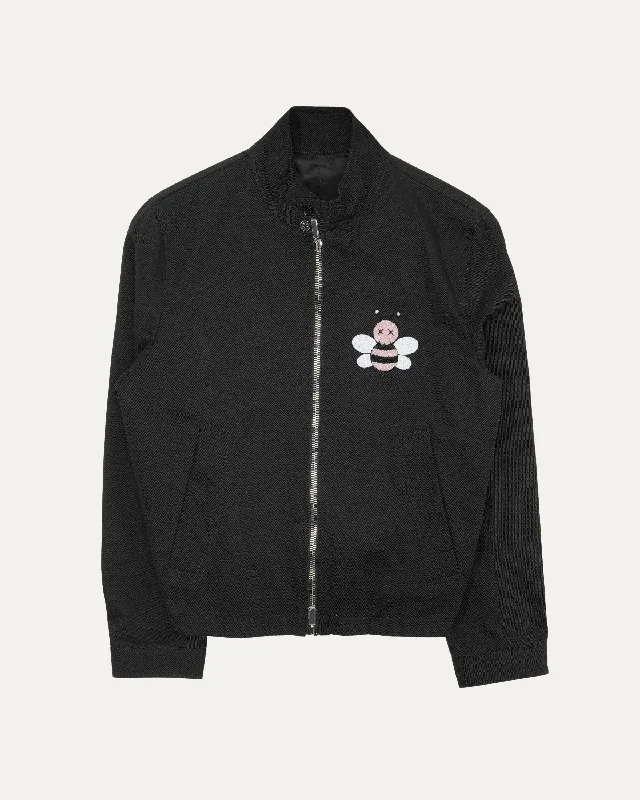 Kaws Black Bee Jacket V-Neck Jacket Boat Neck Jacket Square Neck Jacket