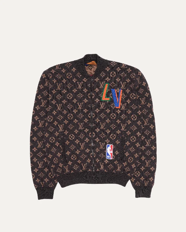NBA Monogram Sweater Tailored Straight A-Line