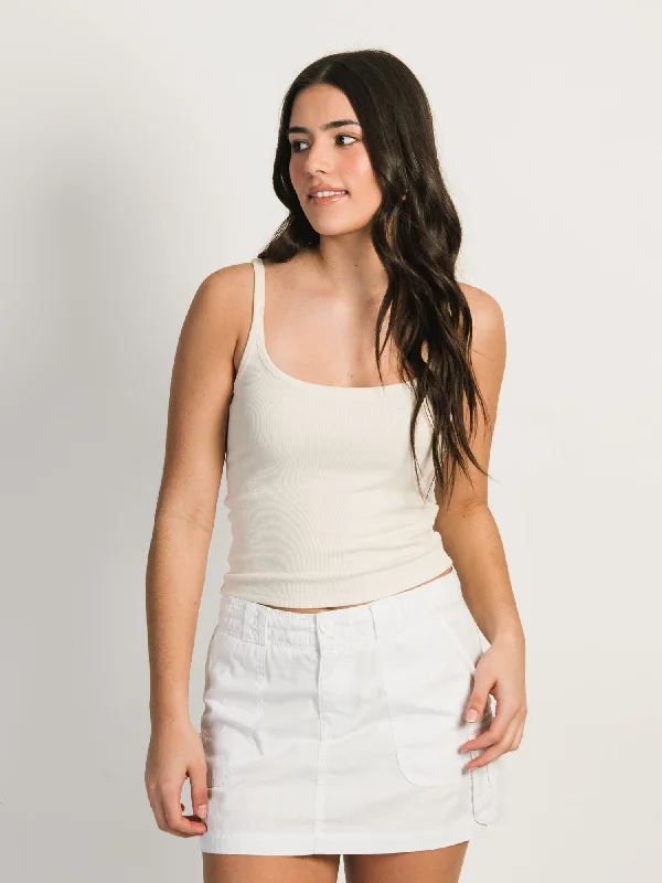 HARLOW SARAH TANK TOP - CREAM flexible tank top