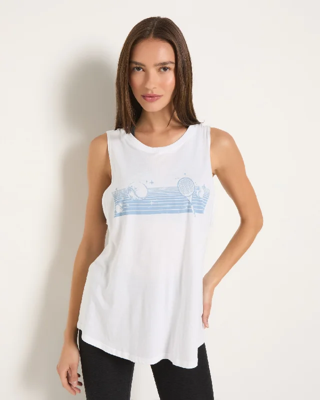 Tennis Grace Muscle Tank vibrant tank top
