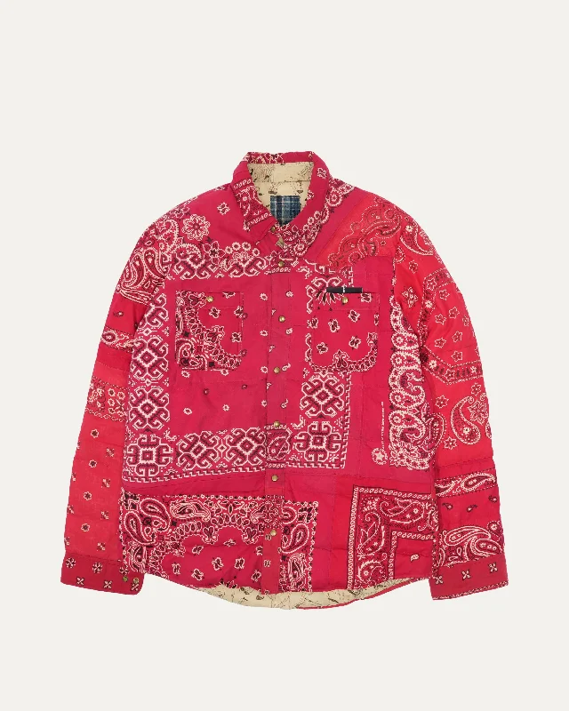 ICT Bandana Kerchief Down Jacket Mesh Jacket Canvas Jacket Denim Jacket
