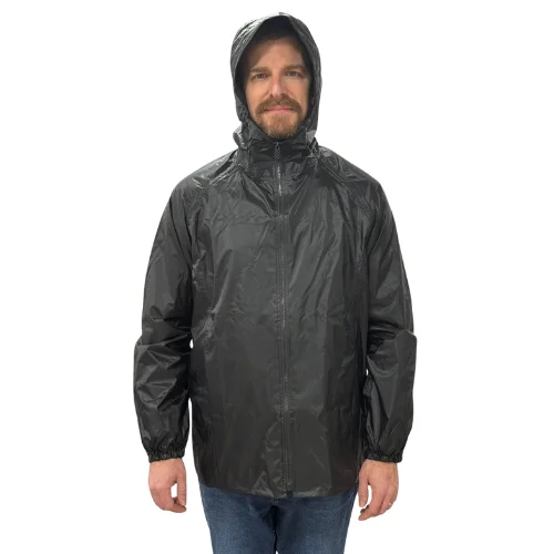 Rain Jacket by LightHeart Gear Notch Collar Peter Pan Collar Cowl Neck