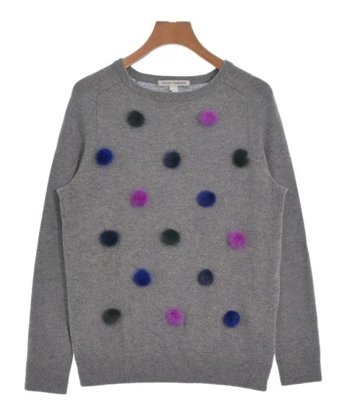 Autumn Cashmere Sweaters Ribbed Striped Patterned