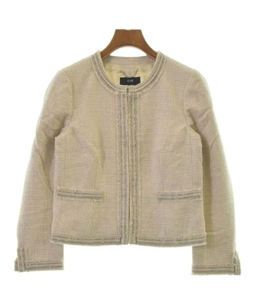 23ku Collarless jackets Fitted Jacket Loose Jacket Oversized Jacket