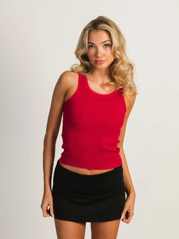 HARLOW KYLIE TANK - PORT lightweight tank top