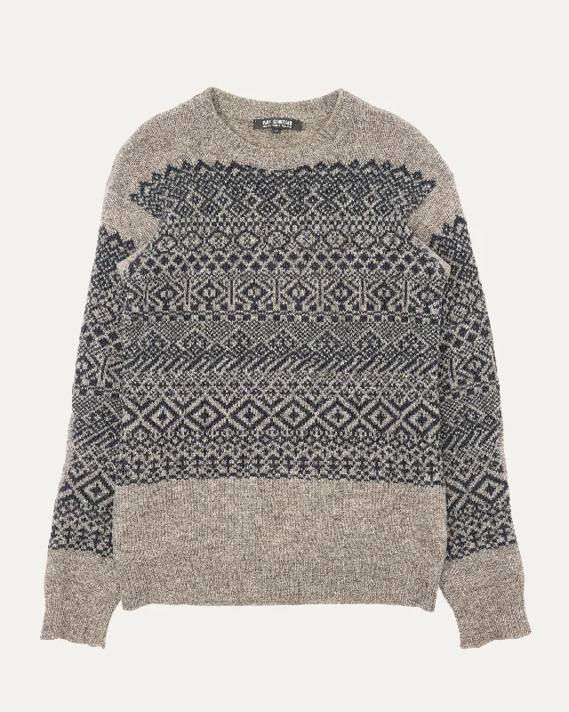 AW05-06 History of My World Fairisle Sweater Collared Crew Neck Turtle Neck