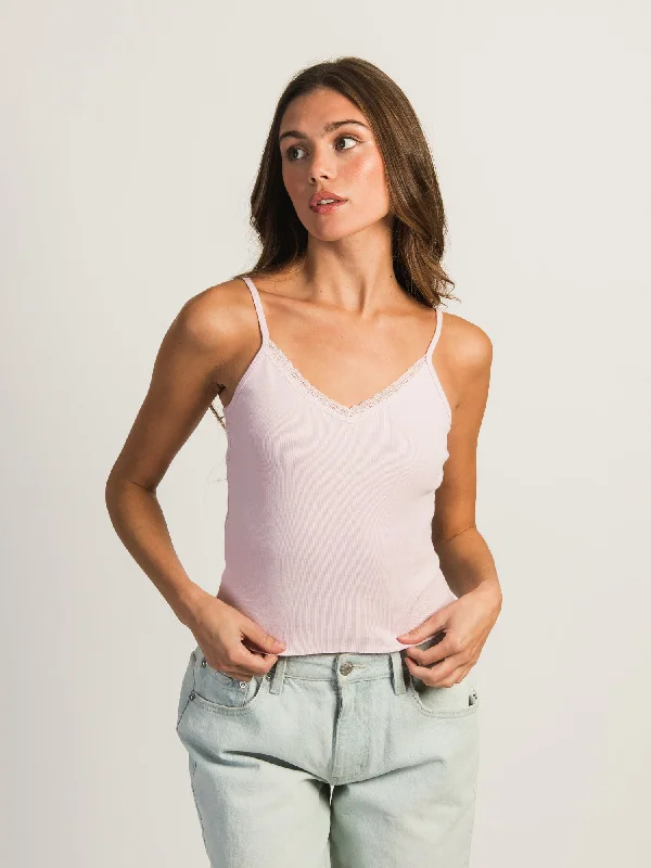 HARLOW ISLA TANK - LIGHT PINK modal blend tank