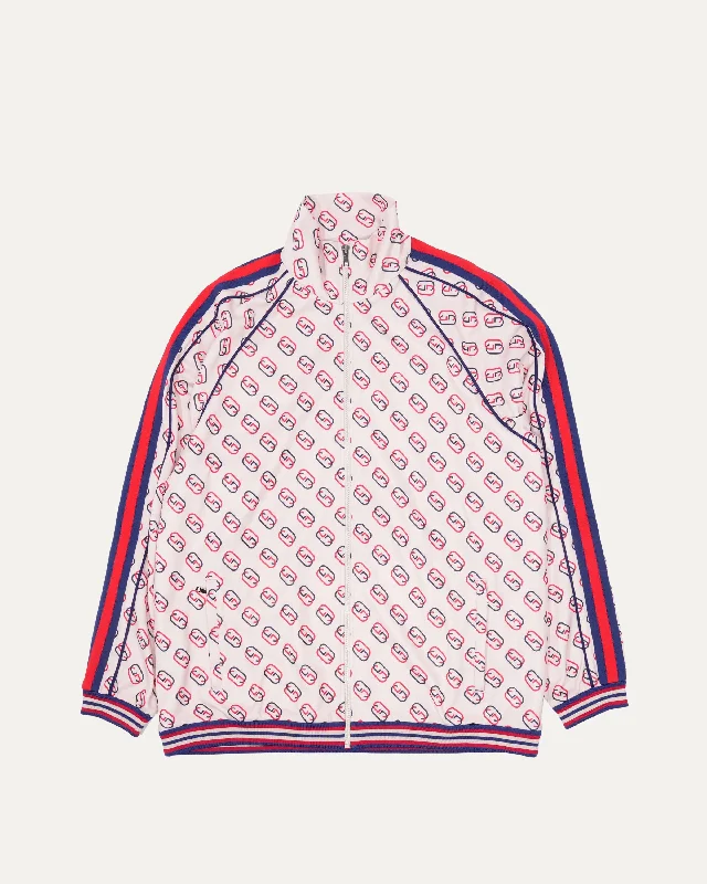 Interlocking GG Taped Track Jacket Denim Jacket Leather Jacket Suede Jacket