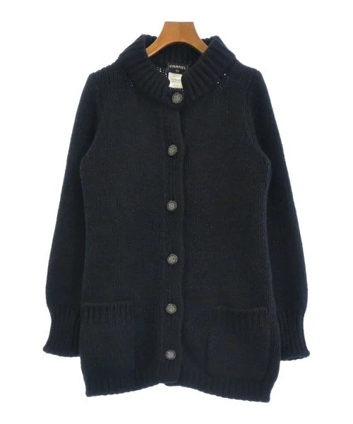 CHANEL Sweaters Ribbed Striped Patterned