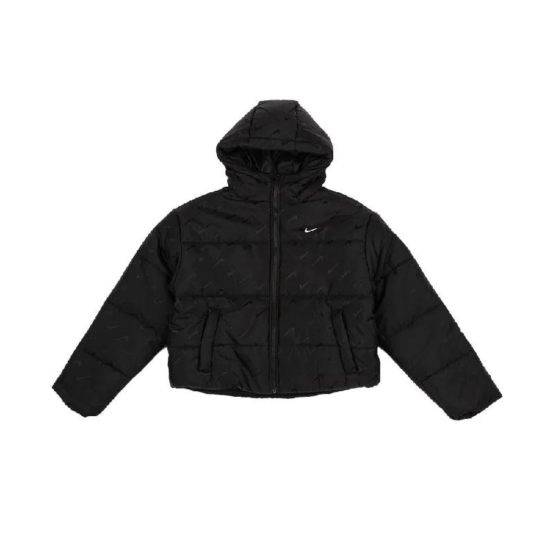 Wmns Sportswear Classic Puffer Jacket Satin Jacket Silk Jacket Chiffon Jacket