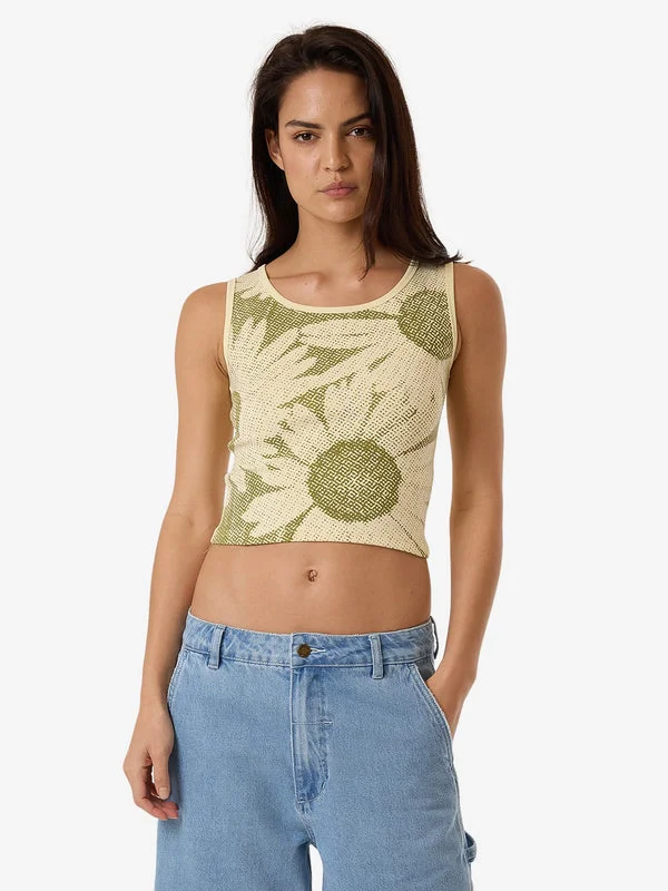 THRILLS Halftone Daze Y2K Tank - BUTTER flowy tank top
