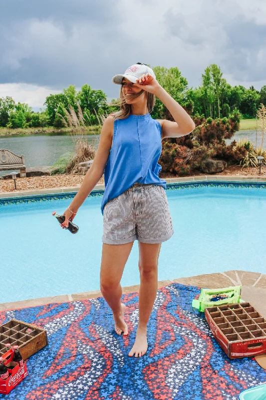 Dempsey Swing Blue Tank cute tank top