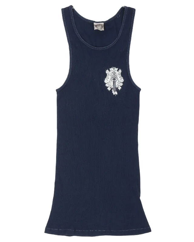 Dagger Tank Top low neck tank