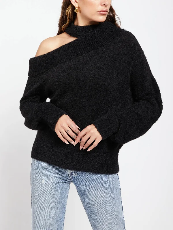 Harlow Sweater Chenille Brocade Lace