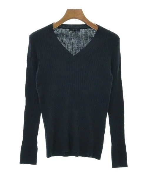 allureville Sweaters Solid Color Striped Floral Print
