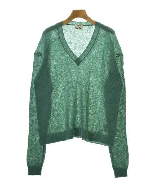 Acne Studios Sweaters Mesh Blend Leather Blend Suede Blend