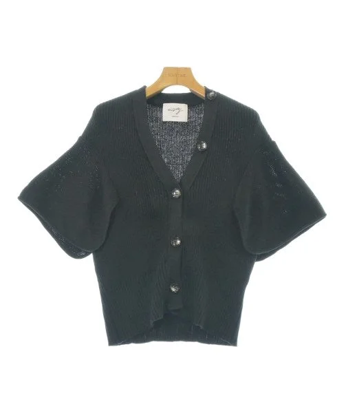 AKIRA NAKA Sweaters Denim Fabric Leather Fabric Suede Fabric