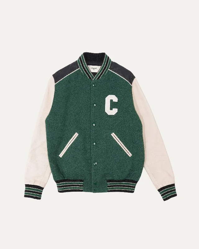 Varsity Jacket Collared Jacket Crew Neck Jacket Turtle Neck Jacket
