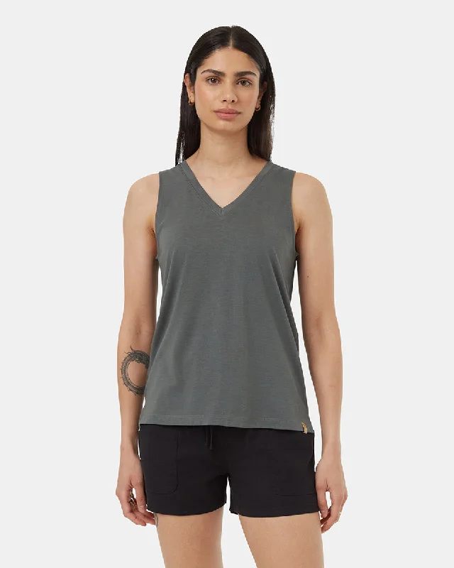 TreeBlend V-Neck Tank soft tank top