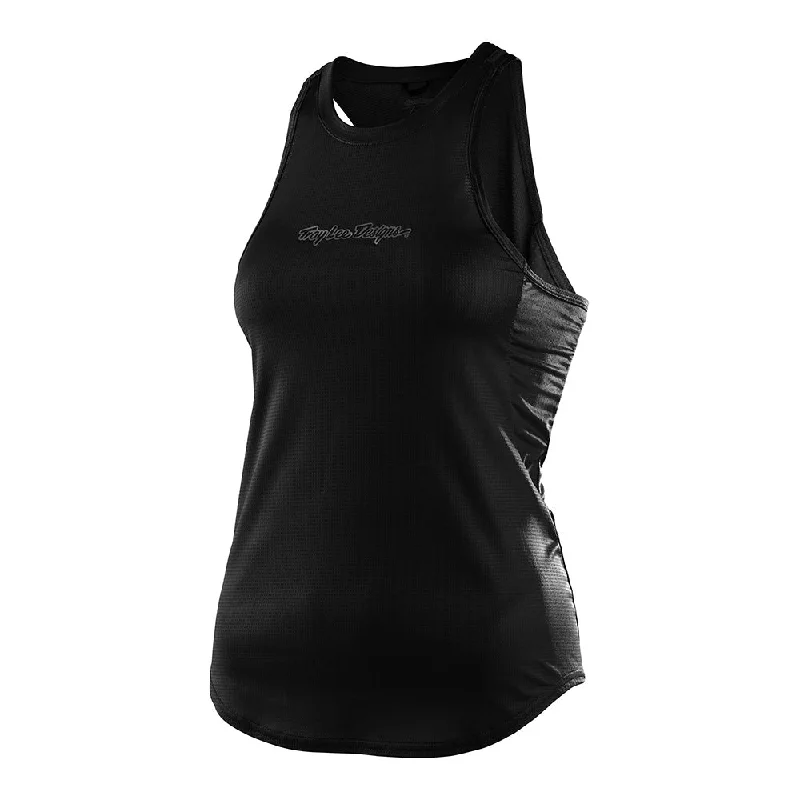 Wmns Luxe Tank Solid Black sleep tank top