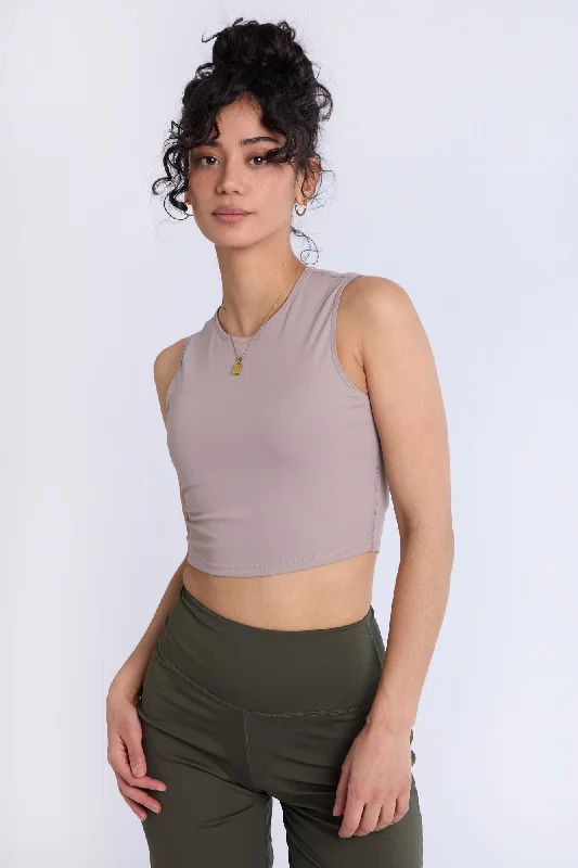 Super Smooth High Neck Tank Top crew neck tank